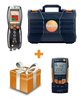 Комплект testo 330-1 LL  Nox + Мультиметр testo 760-2 с магнитным креплением